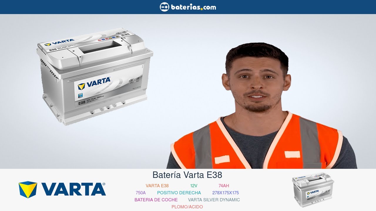 Batería Varta E38. Instalación y Mantenimiento ▷ baterias.com 