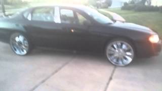 Chevy impala  on 22inch chrome rims