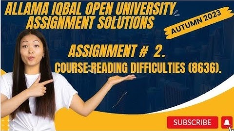 code 8636|AIOU SOLVED ASSIGNMENT#2|Aiou|Autumn 2023|Reading Difficulties |B.A ,B.ed|#2023#aiou#8636