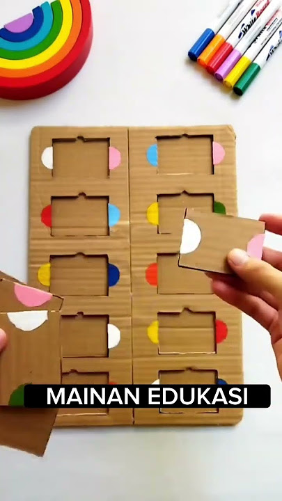 Latihan MENGENAL WARNA UNTUK ANAK DENGAN MAINAN EDUKASI YANG MURAH DAN DAPAT DIBUAT SENDIRI DIRUMAH