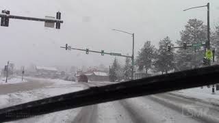 03-19-2020 Colorado Springs, Co Blizzard Warning, Heavy Snowfall, Dangerous Roads
