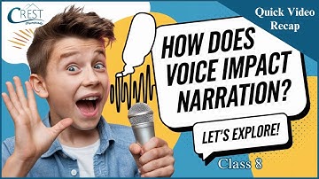 Class 8 | Voice and Narration | English Olympiad | CREST Olympiads