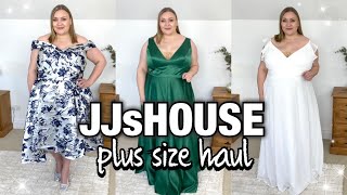 JJsHOUSE plus size try on HAUL | Formal occasion wear for plus size