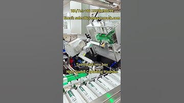 130packs high speed toothpast carton machine #toothpaste #cartoningmachine #highspeed #packaging