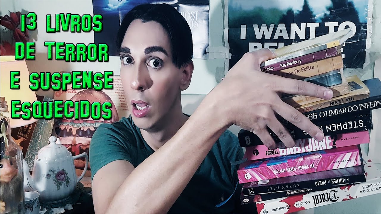 13 Livros de Terror e Suspense Esquecidos que eu amo e indico
