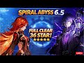 🔴SPIRAL ABYSS WITH C0 Mavuika & C0 Flins | Can i do 36 Star⭐#SpiralAbyss #Hoyoverse #genshinlive