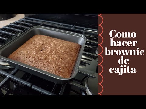 Video: Cómo Hacer Un Brownie Con Tus Propias Manos