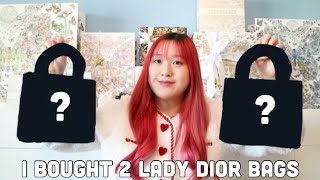 Double Dior Unboxing *2 LADY DIOR BAGS* Dior Spring-Summer 2024