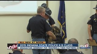 K9 state police class graduates