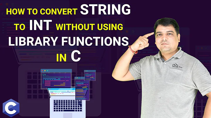 How to Convert String to Int without using Library Functions in C
