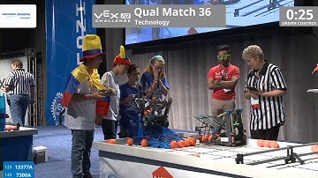 VEX Worlds 2016 - VEXIQ Elementary School - Technology - Qual 36 (13377A 7300A) 107