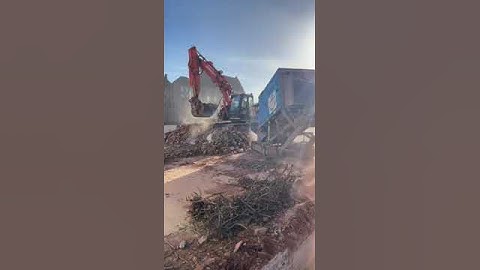 Model 5 C&D Waste Shredding Ep.2  #shredder #construction #crushermachine