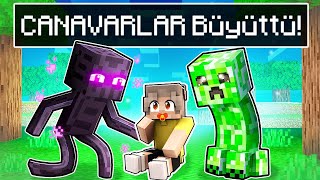 CANAVARLAR Tarafından Büyütüldüm! - Minecraft