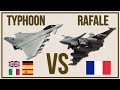 Comparaison  eurofighter typhoon vs dassault rafale