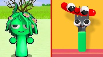 Sprunki Survival Vs Fork N Sausage - I Found All Max Level Up ASMR Game