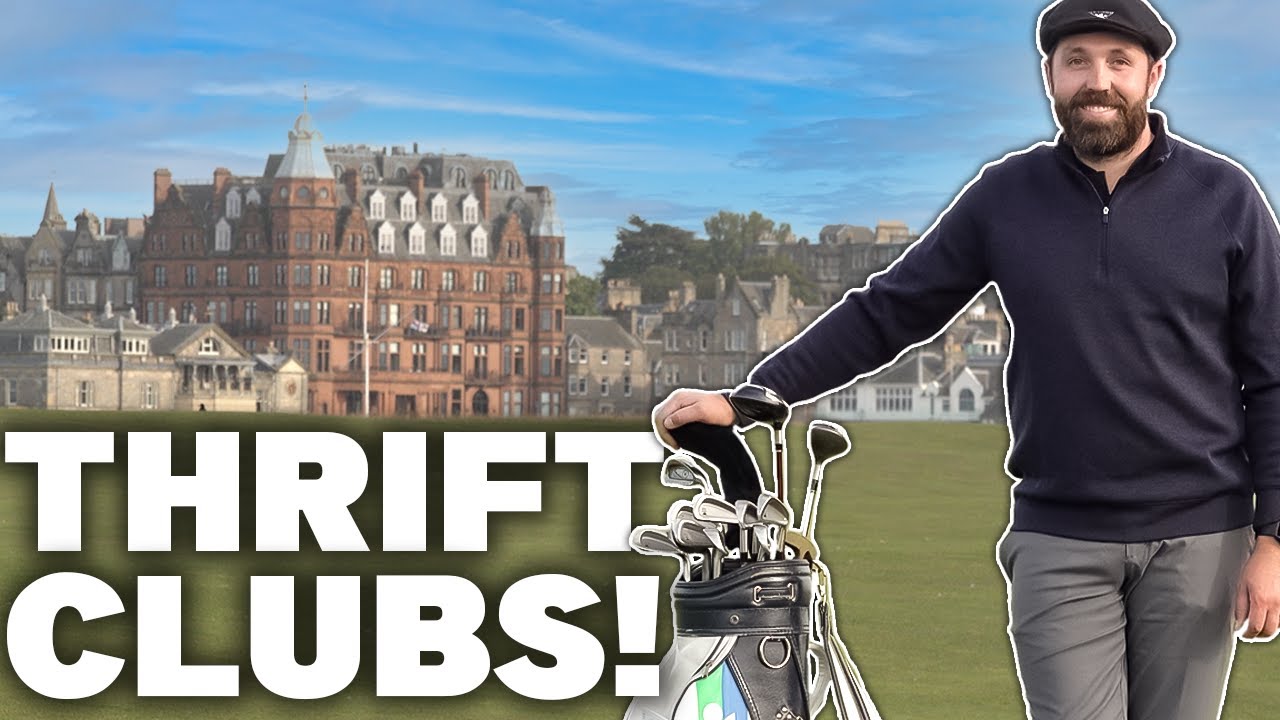 Playing St Andrews with THRIFT SHOP clubs 