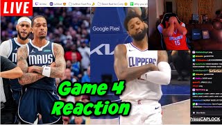 LA Clippers vs Dallas Mavericks Game 4 Highlights Reaction | Reacting to Mavs vs Clippers (Game 4)