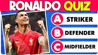 Ronaldo Quiz: How Well Do You Know Cristiano Ronaldo❓