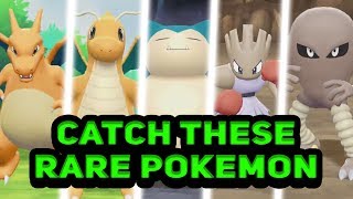 How To CATCH Dragonite, Charizard And MORE Rare Pokémon In The Wild In Let's Go Pikachu \/ Eevee!