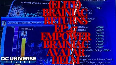 DC Universe Online | Fortified Brainiac Avatar Helm OP [HEAD]