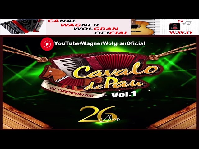 Cavalo de Pau - Cd Comemorativo Vol.1 ao Vol.6 - 26 Anos - 2019 - Mp3 58 Sucessos + 2 Inéditas class=