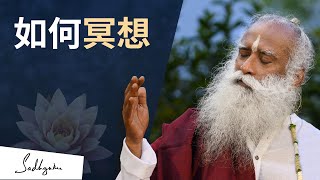 如何冥想？Sadhguru 給初學者的建議 | Sadhguru (薩古魯)