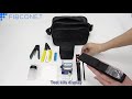 Ftth fiber optic tool kit fibconet