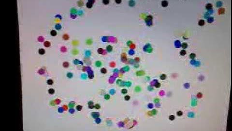 Movement balls III - openframeworks