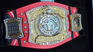 Famous John Cena’s Final Match Washington DC Mini WWE Championship Title Spinner Belt Net Worth