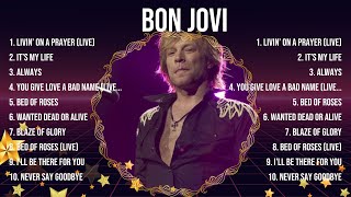 The best of  Bon Jovi full album 2024 ~ Top Artists To Listen 2024