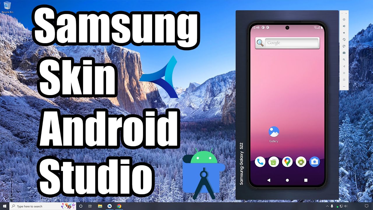 How to add a Samsung skin to the Emulator in Android Studio - YouTube