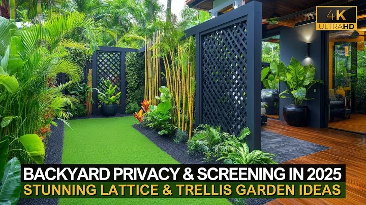 🌿 Stunning Lattice & Trellis Garden Ideas for Backyard Privacy & Screening in 2025