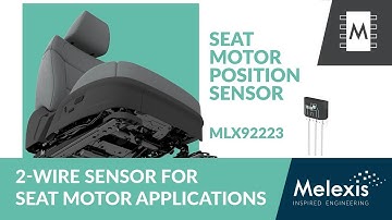 PCB-less Hall-effect Latch IC for Seat Motor Positioning (MLX92223)