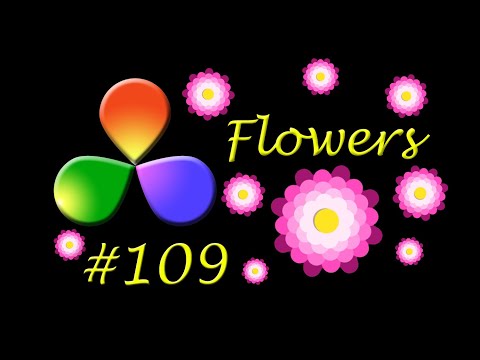 DaVinci Resolve Tutorial: How To Create Animated Falling Flowers