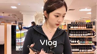 伦敦Vlog:) 早起健身&上班Day☀ 皮肤管理日‍♀ Whole foods辣鸡肉卷 & salad bar