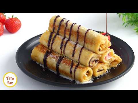 Video: How To Make Blueberry Jam Toast Rolls With Creamy Sauce