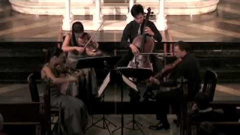 Attacca Quartet plays Haydn Op. 1 no. 2 -- Fifth Movement