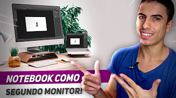 Como usar notebook como segundo monitor HDMI?
