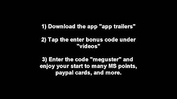 How To Get Free MS Points(App Trailers)