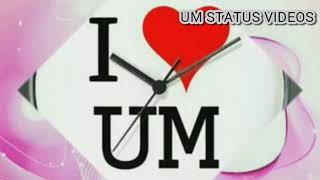 M U LETTER WHATSAPP STATUS ||EK AISE BHI GHARI THI| U M STATUS VIDEOS|