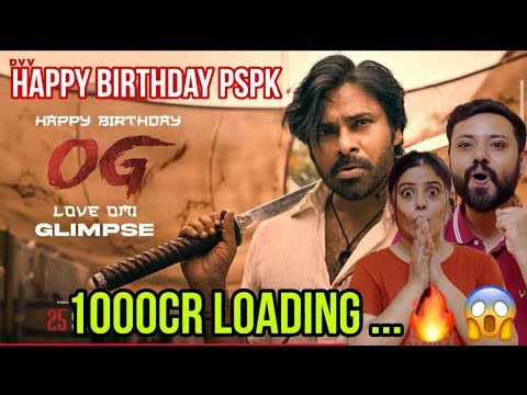 HBD OG - LOVE OMI - Glimpse Reaction | Pawan Kalyan | Emraan Hashmi | Sujeeth |Thaman S| DVV Danayya