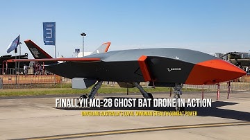 Finally!! MQ-28 Ghost Bat Drone in Action | Unveiling Australia’s Loyal Wingman Stealth Combat Power