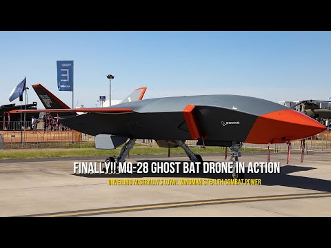 Finally!! MQ-28 Ghost Bat Drone in Action | Unveiling Australia’s Loyal Wingman Stealth Combat Power