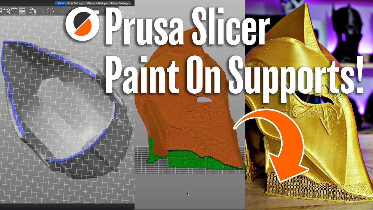 AMAZING! Paint on Supports for 3D Prints with Prusa Slicer! - YouTube