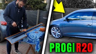 VW Scirocco OEM+ Montaż Progów Rline R20 Side Skirts Installation