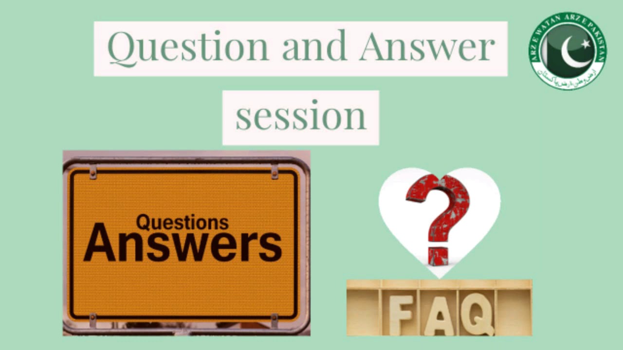 Question Answer Session - YouTube