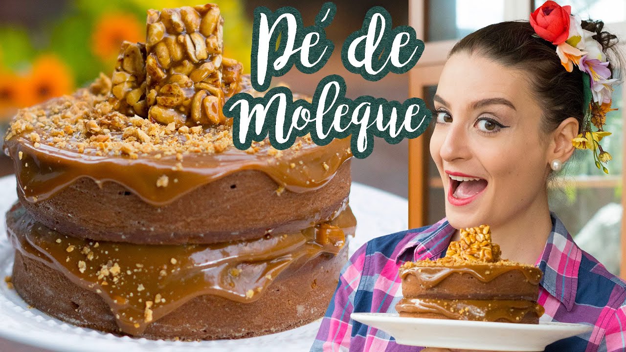 BOLO PÉ DE MOLEQUE (RECEITA ESPECIAL DE FESTA JUNINA) COZINHA DO BOM GOSTO GABI ROSSI