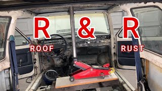 84 VW MK1 Rabbit Roof Repair The Wrong Way!