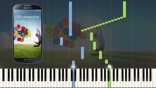 Samsung Morning Flower Alarm Piano Tutorial + Sheet Music Resimi