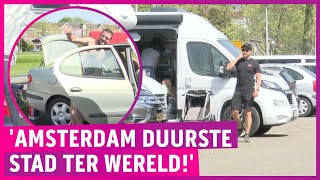 Toeristen maken paupercamping van Amsterdam!